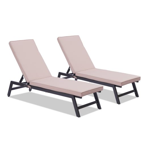 2PCS Set Outdoor Lounge Chair Cushion Replacement Patio Funiture Seat Cushion Chaise Lounge Cushion 2PCS Set Outdoor Lounge Chair Cushion Replacement Patio Funiture Seat Cushion Chaise Lounge Cushion