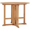 Folding Patio Dining Table 35.4"x35.4"x29.5" Solid Teak Wood
