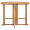 Folding Patio Dining Table 35.4"x35.4"x29.5" Solid Teak Wood