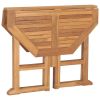 Folding Patio Dining Table 35.4"x35.4"x29.5" Solid Teak Wood
