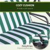 3-Seat Outdoor Porch Swing-Green (Swiship ship)( Prohibited by WalMart )