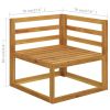 4-Seater Patio Sofa with Cushion Solid Acacia Wood