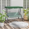 3-Seat Outdoor Porch Swing-Green (Swiship ship)( Prohibited by WalMart )