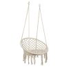 Round Tassel Cotton Sling Beige