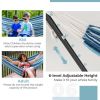 Portable Indoor Outdoor 2-Person Double Hammock Set with Stand and Carrying Cases