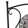 Mosaic Bistro Chairs 2 pcs Gray