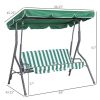 3-Seat Outdoor Porch Swing-Green (Swiship ship)( Prohibited by WalMart )