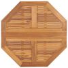 Folding Patio Dining Table 35.4"x35.4"x29.5" Solid Teak Wood