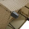 [VIDEO provided] 6 - Person Fan-shaped Rattan Suit Combination with Cushions and Table,Suitable for Garden