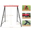 Metal Swing Stand Swing Sets for Backyard,Powder Coated Swing Frame of Swing Set with Extra Side Bars,880 Lbs Heavy-Duty A-Frame Outdoor Swing Fits Sw